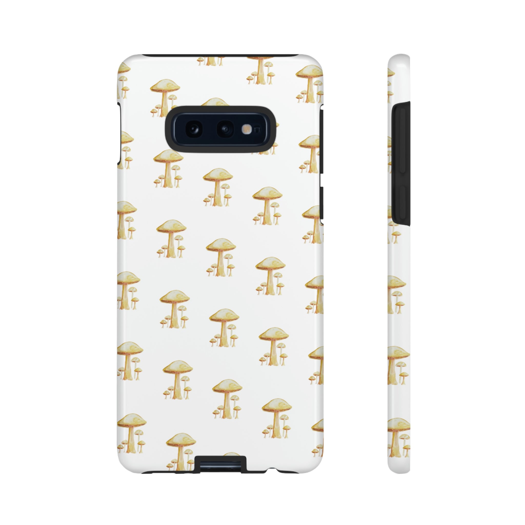 Golden Yellow Mushrooms on Cell Phone Cases | Tough Cases