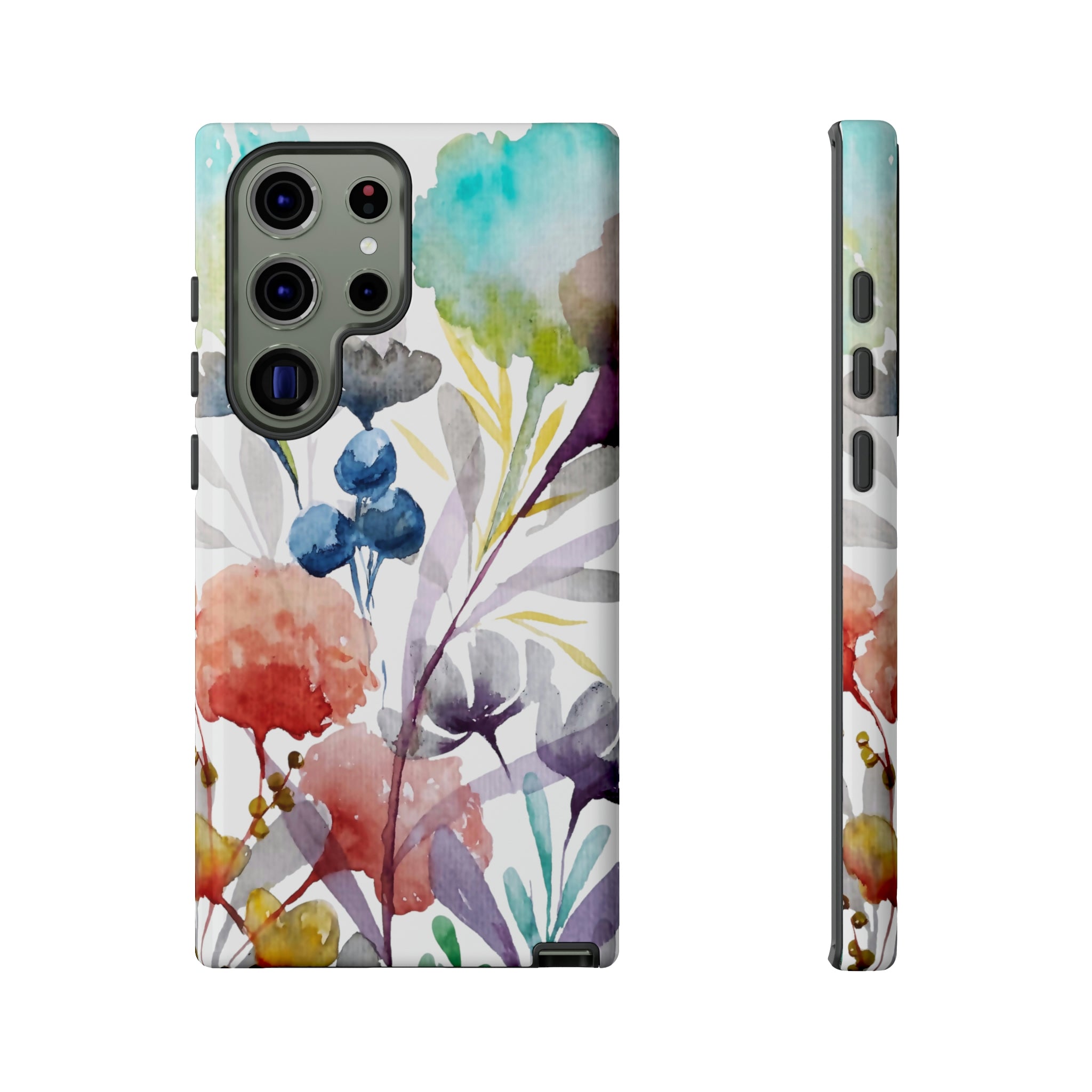 Modern Boho Flowers II on Cell Phone Cases | Tough Cases