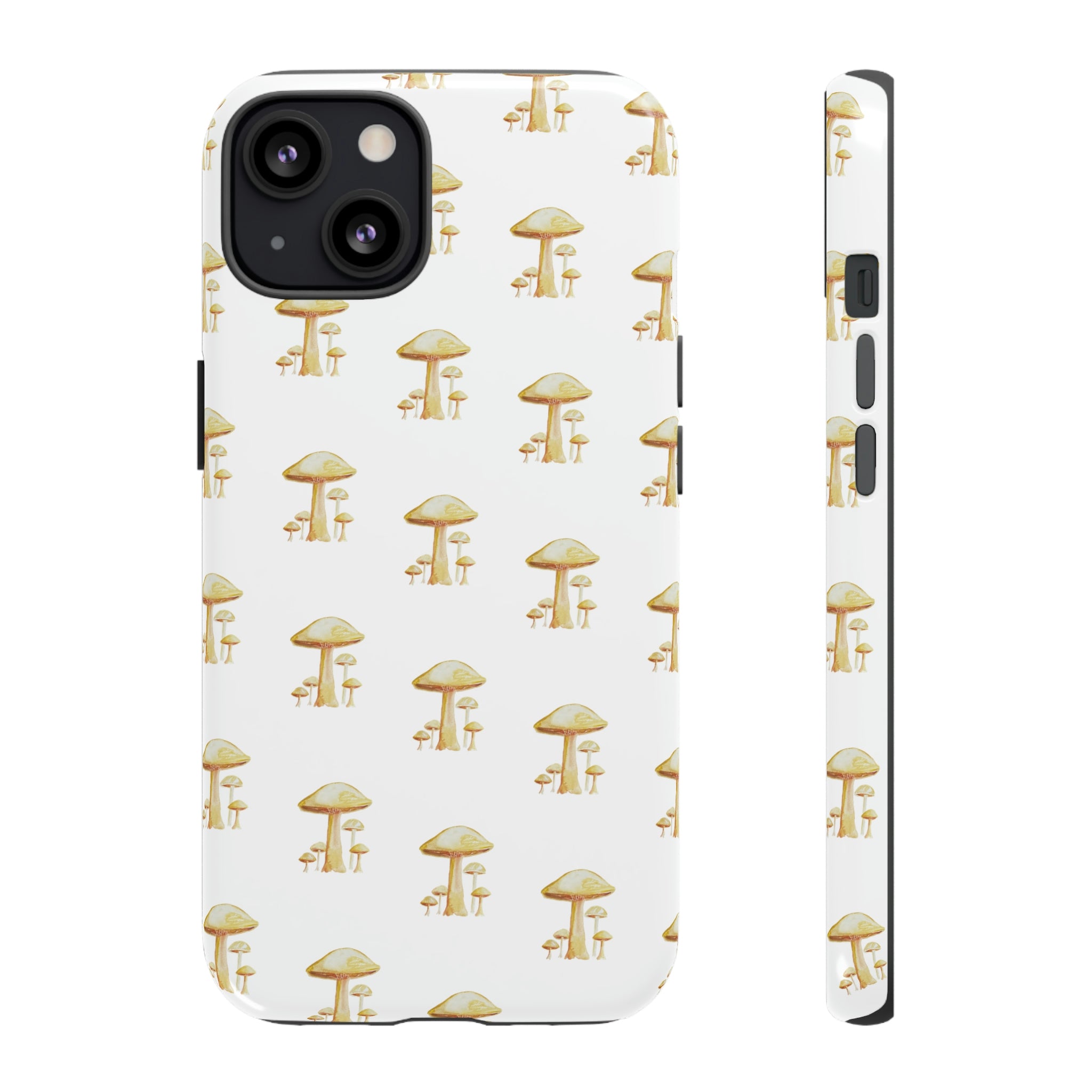 Golden Yellow Mushrooms on Cell Phone Cases | Tough Cases