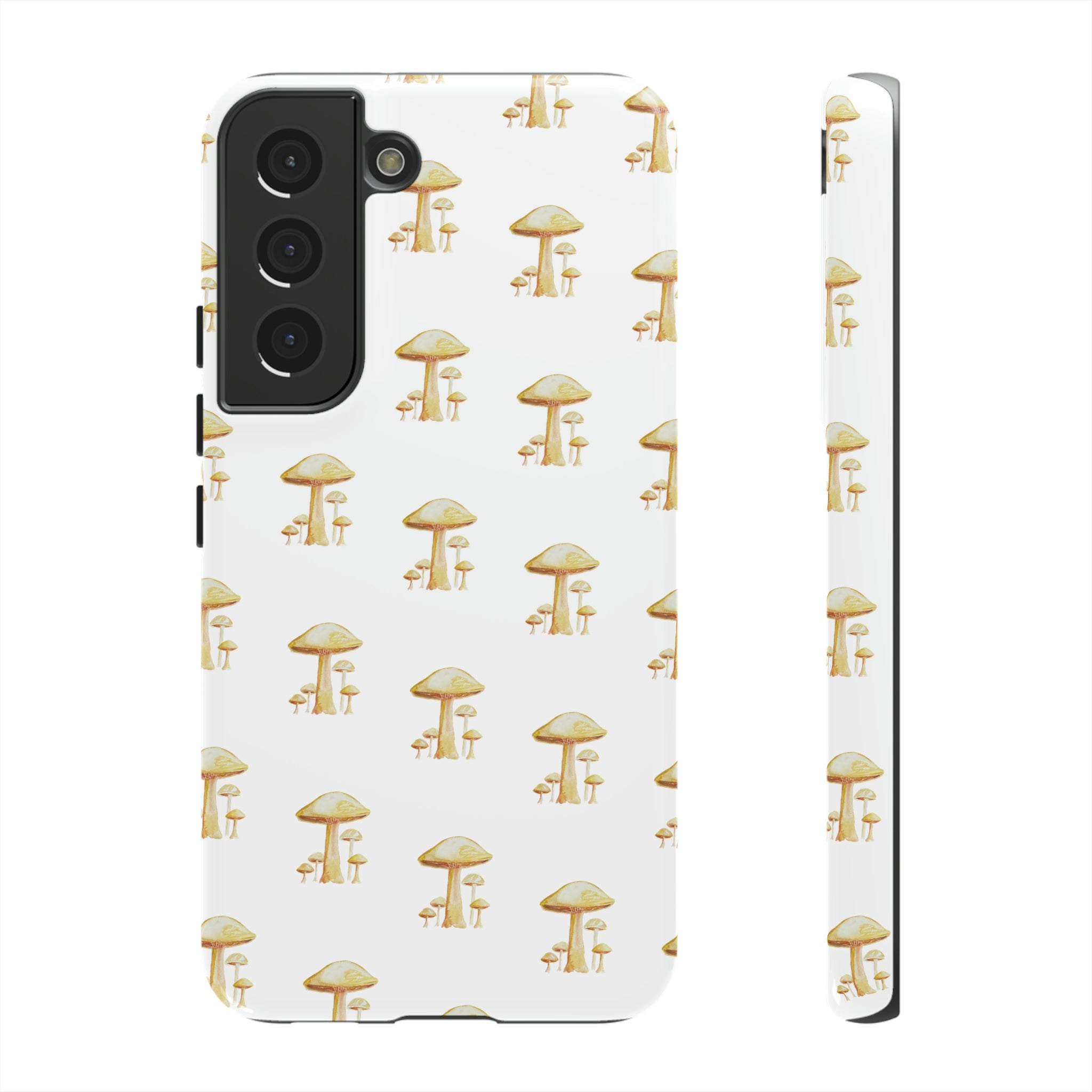 Golden Yellow Mushrooms on Cell Phone Cases | Tough Cases