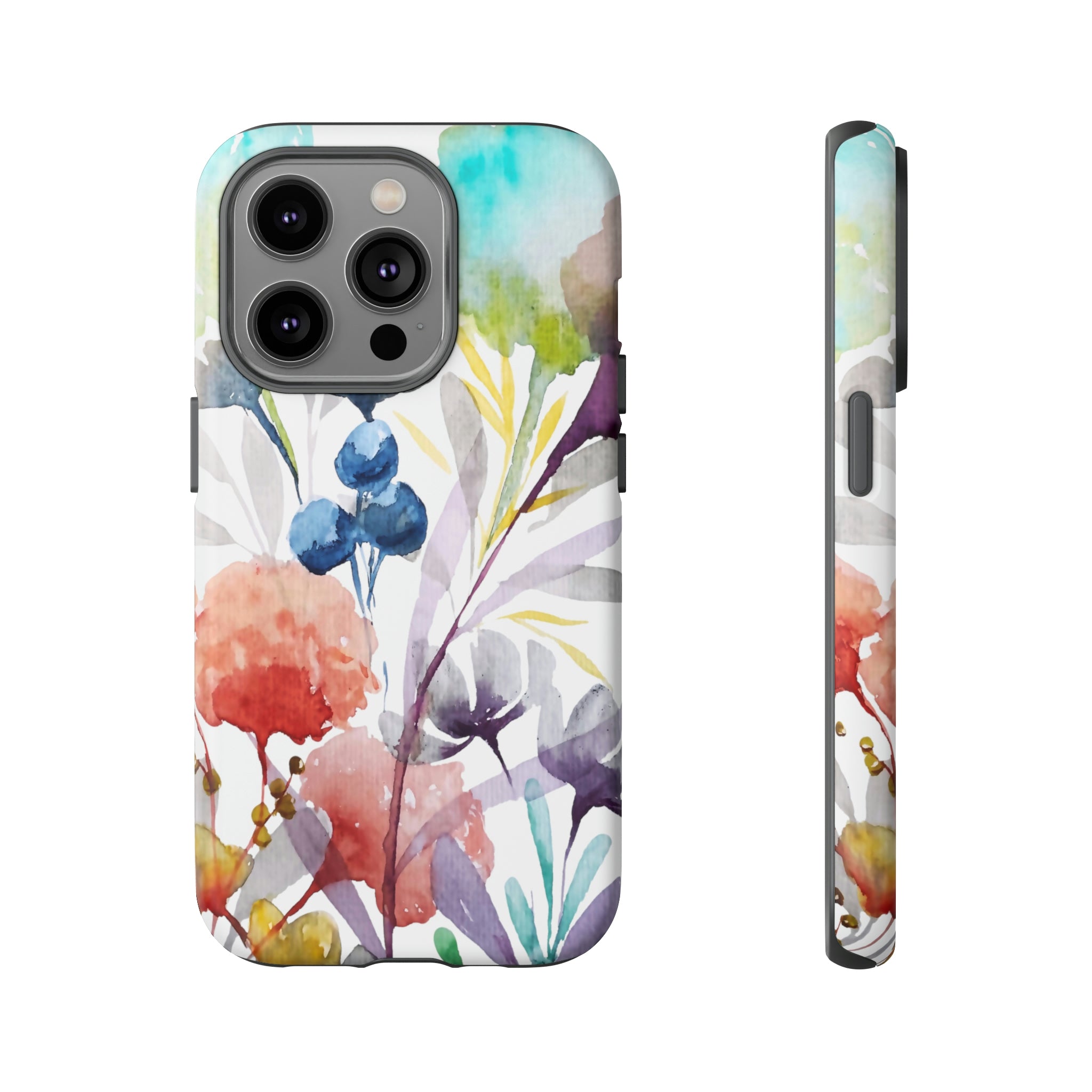 Modern Boho Flowers II on Cell Phone Cases | Tough Cases