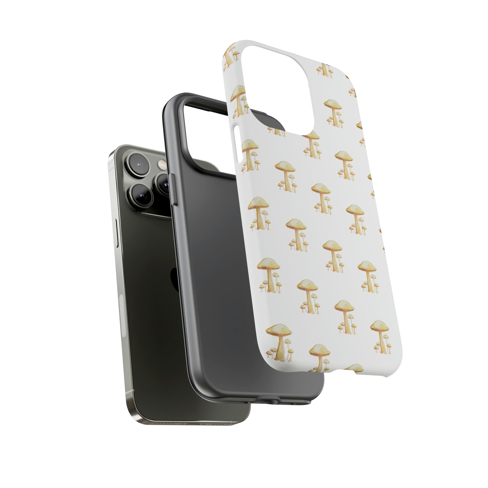 Golden Yellow Mushrooms on Cell Phone Cases | Tough Cases