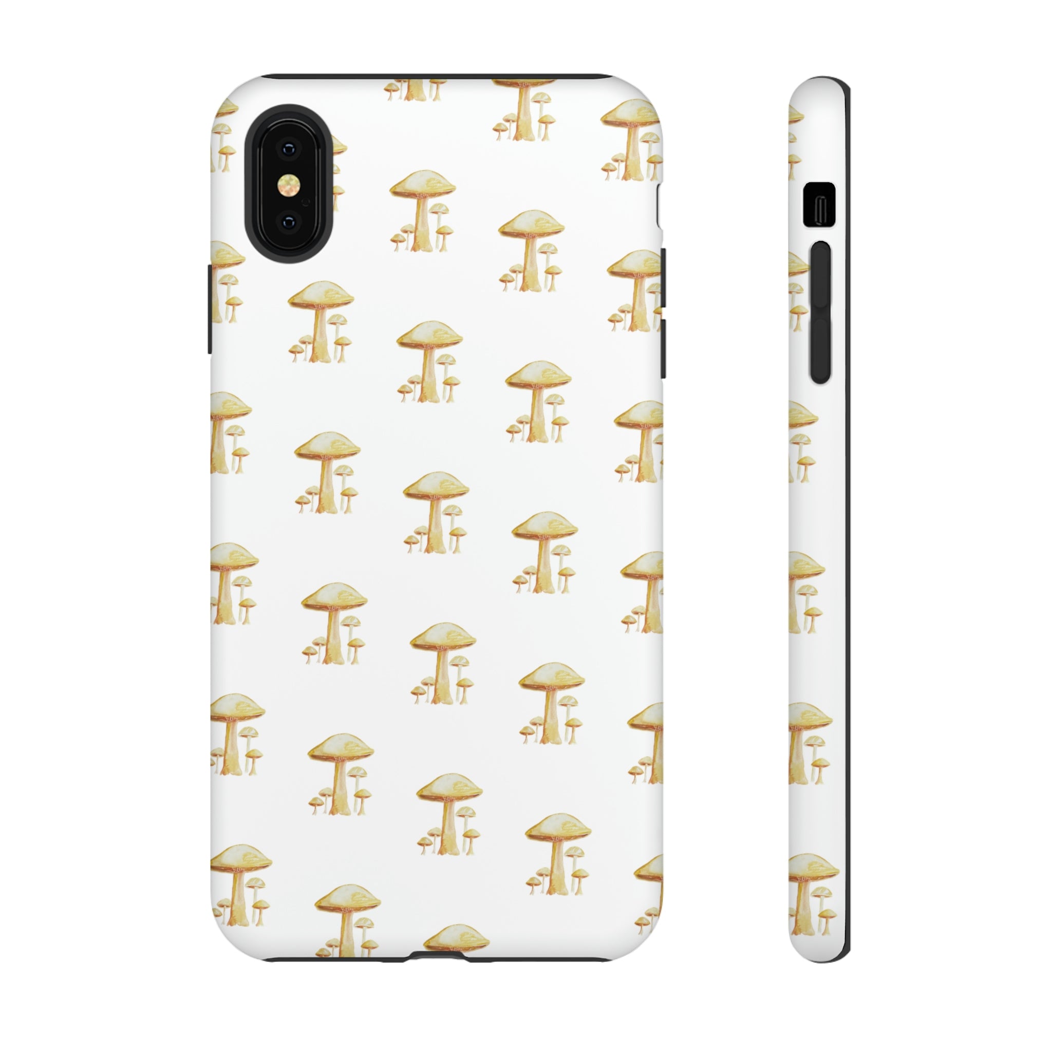 Golden Yellow Mushrooms on Cell Phone Cases | Tough Cases