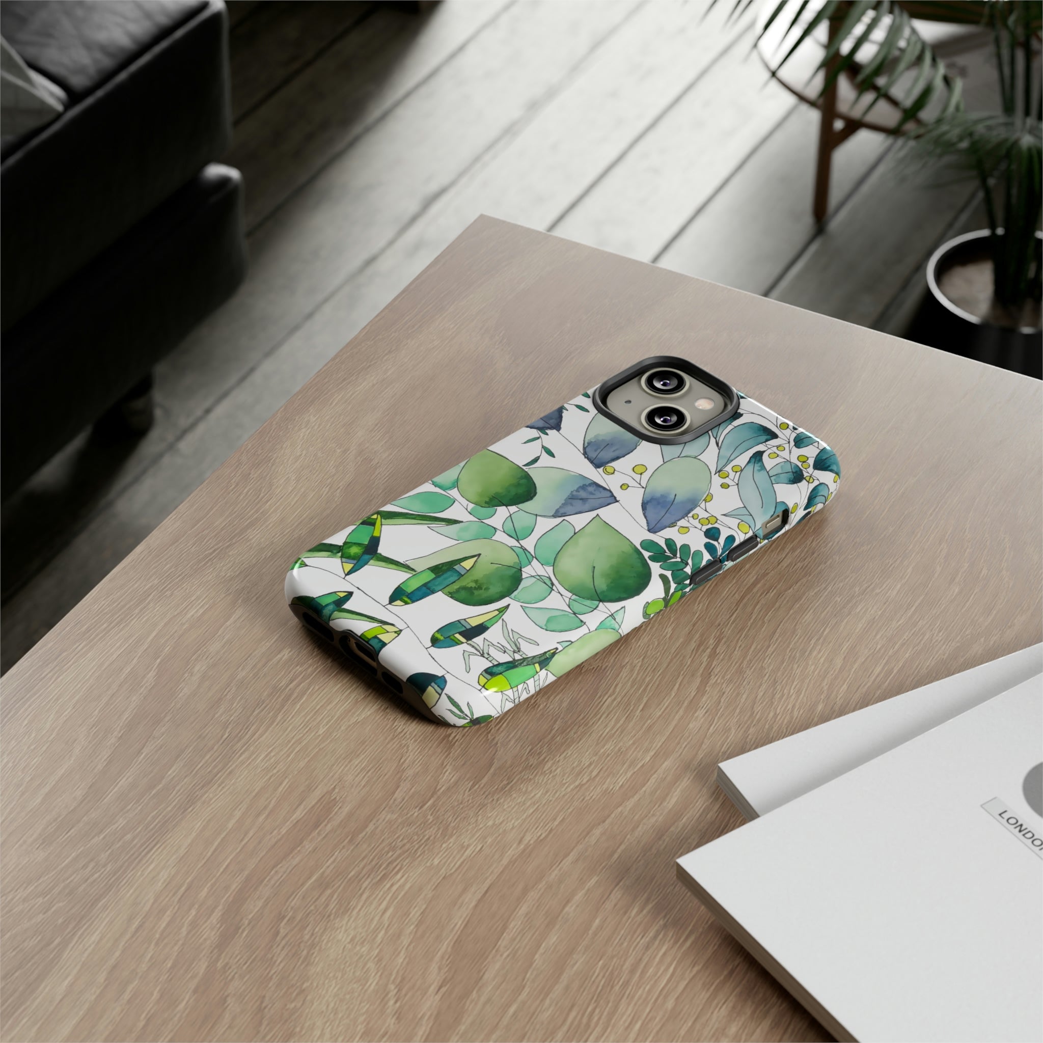 Aniplant Whimsy Botanical Print on Cell Phone Cases | Apple iPhone, Samsung Galaxy, Google Pixel