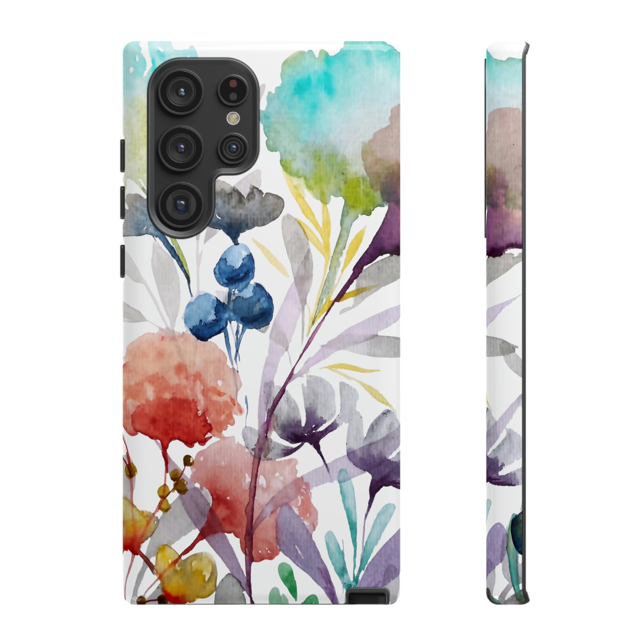 Modern Boho Flowers II on Cell Phone Cases | Tough Cases