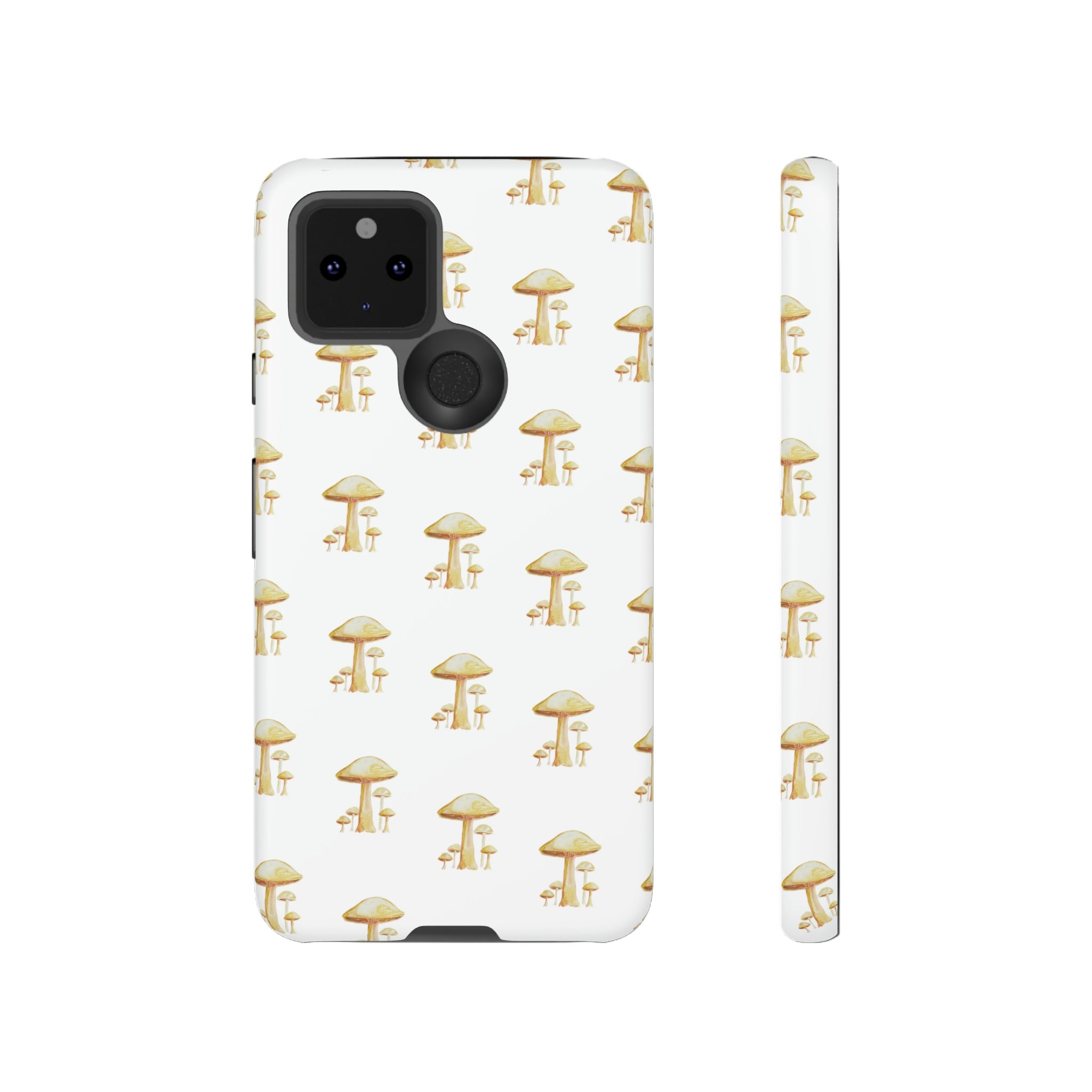 Golden Yellow Mushrooms on Cell Phone Cases | Tough Cases