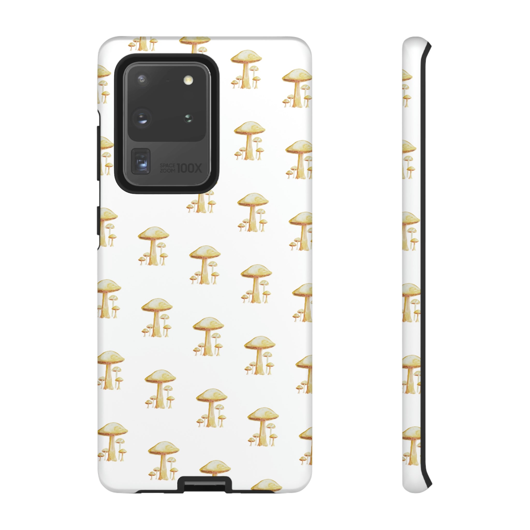 Golden Yellow Mushrooms on Cell Phone Cases | Tough Cases