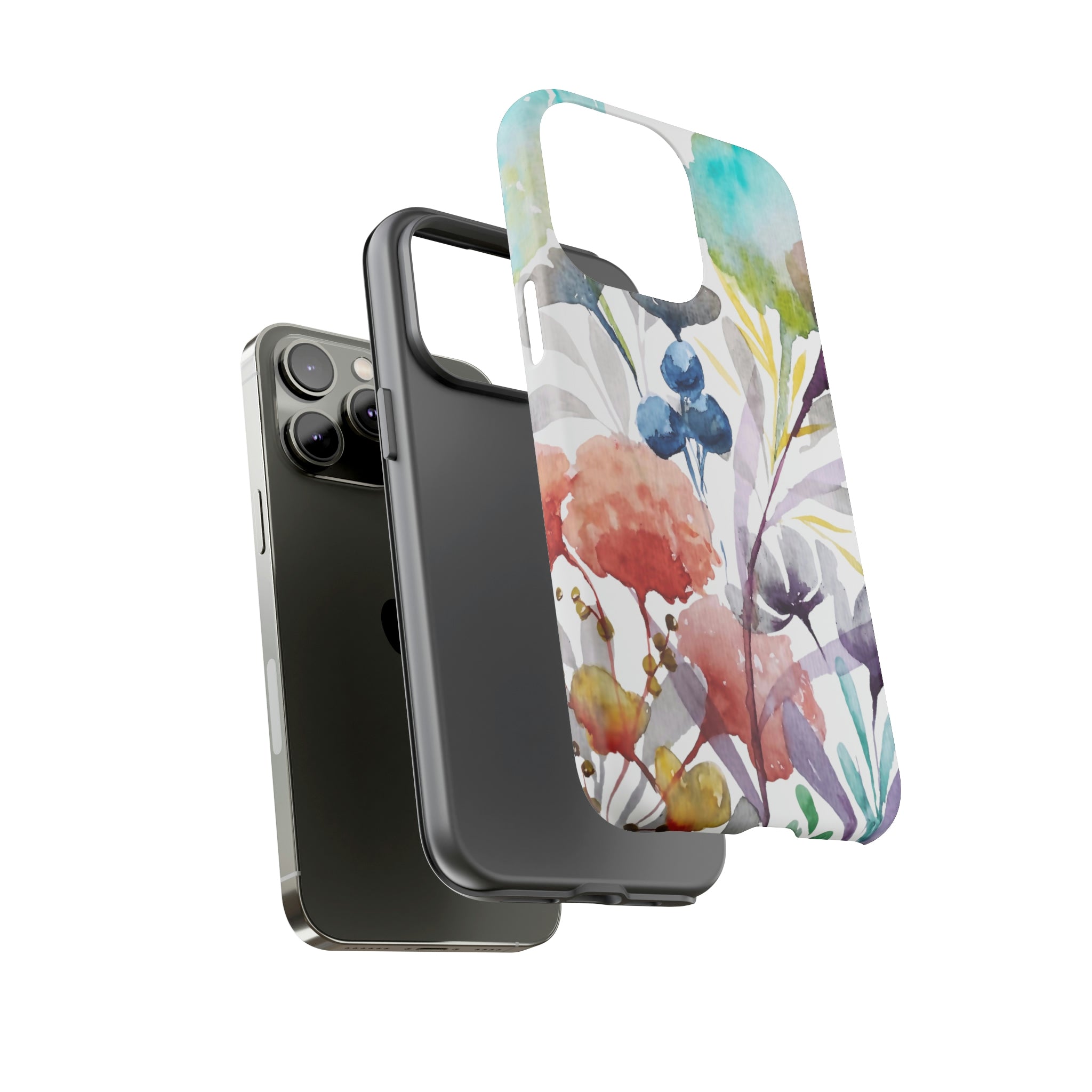 Modern Boho Flowers II on Cell Phone Cases | Tough Cases