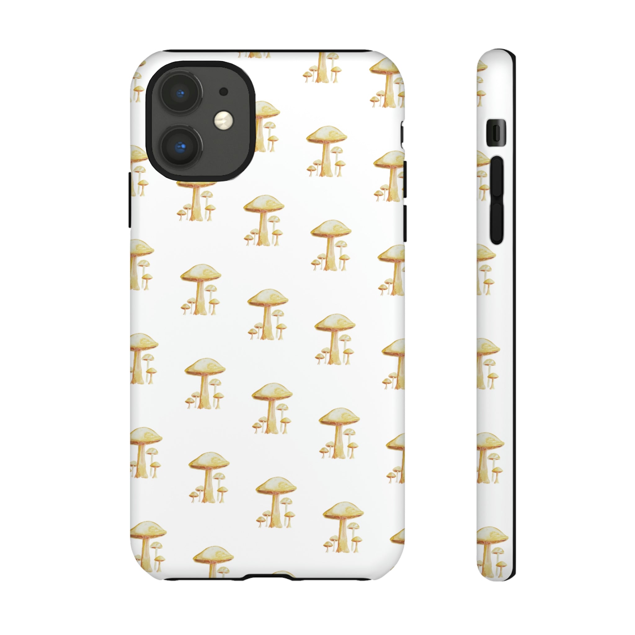 Golden Yellow Mushrooms on Cell Phone Cases | Tough Cases