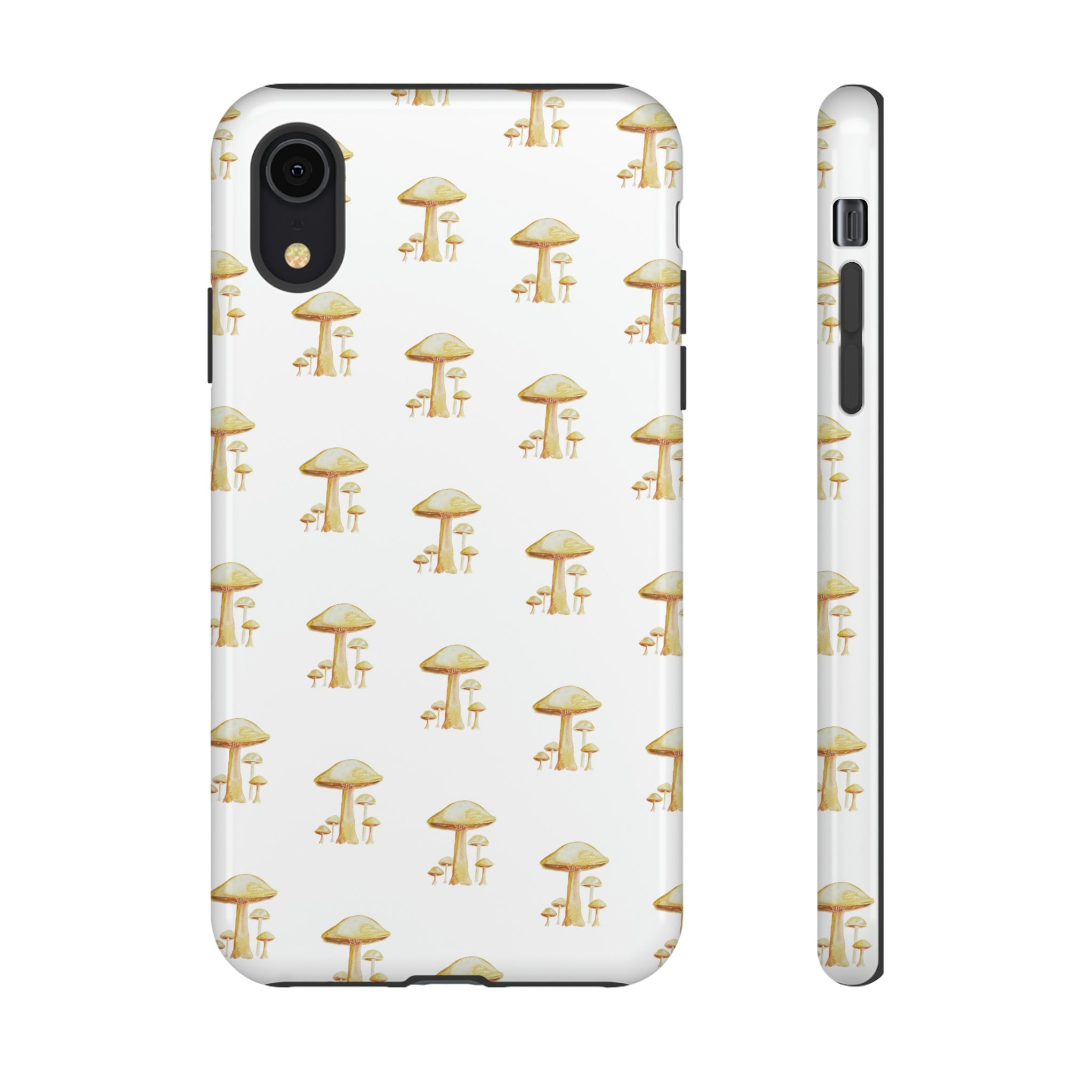 Golden Yellow Mushrooms on Cell Phone Cases | Tough Cases