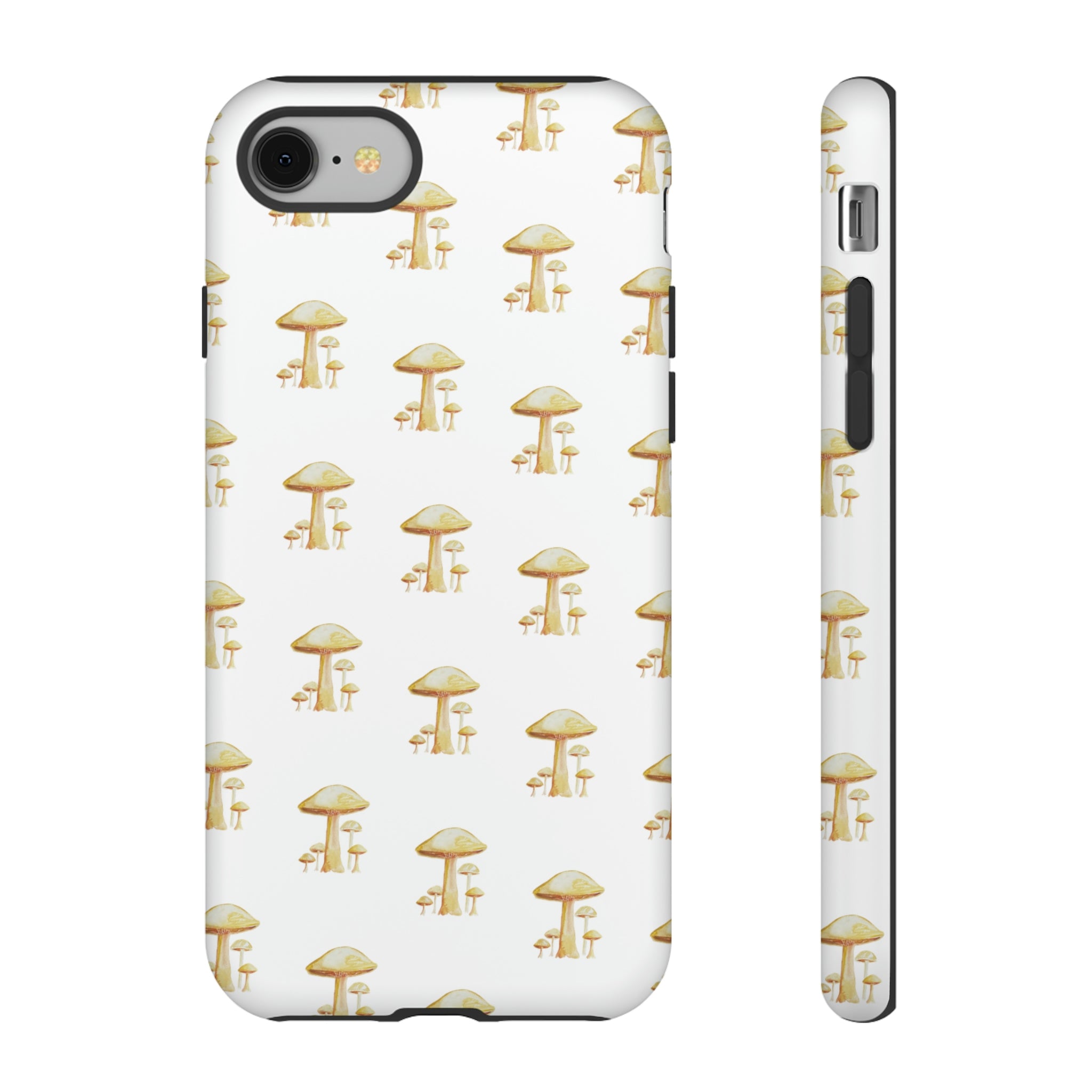 Golden Yellow Mushrooms on Cell Phone Cases | Tough Cases