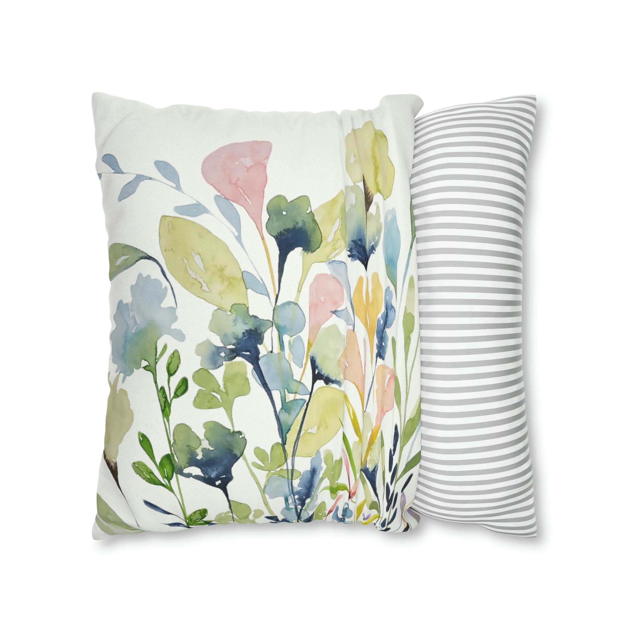 Prairie Wildflowers #2 Botanical Garden Print on Throw Pillow Cover