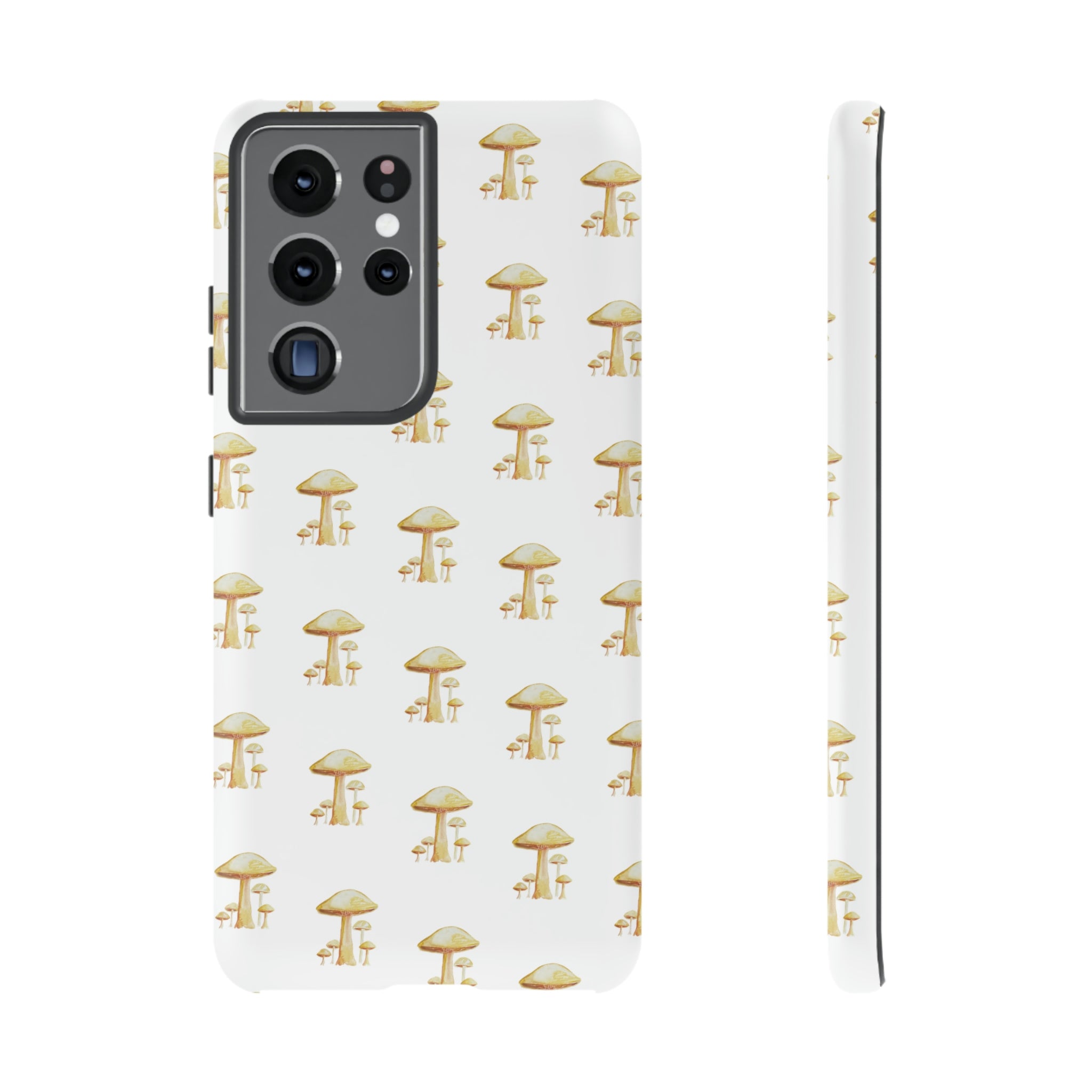 Golden Yellow Mushrooms on Cell Phone Cases | Tough Cases