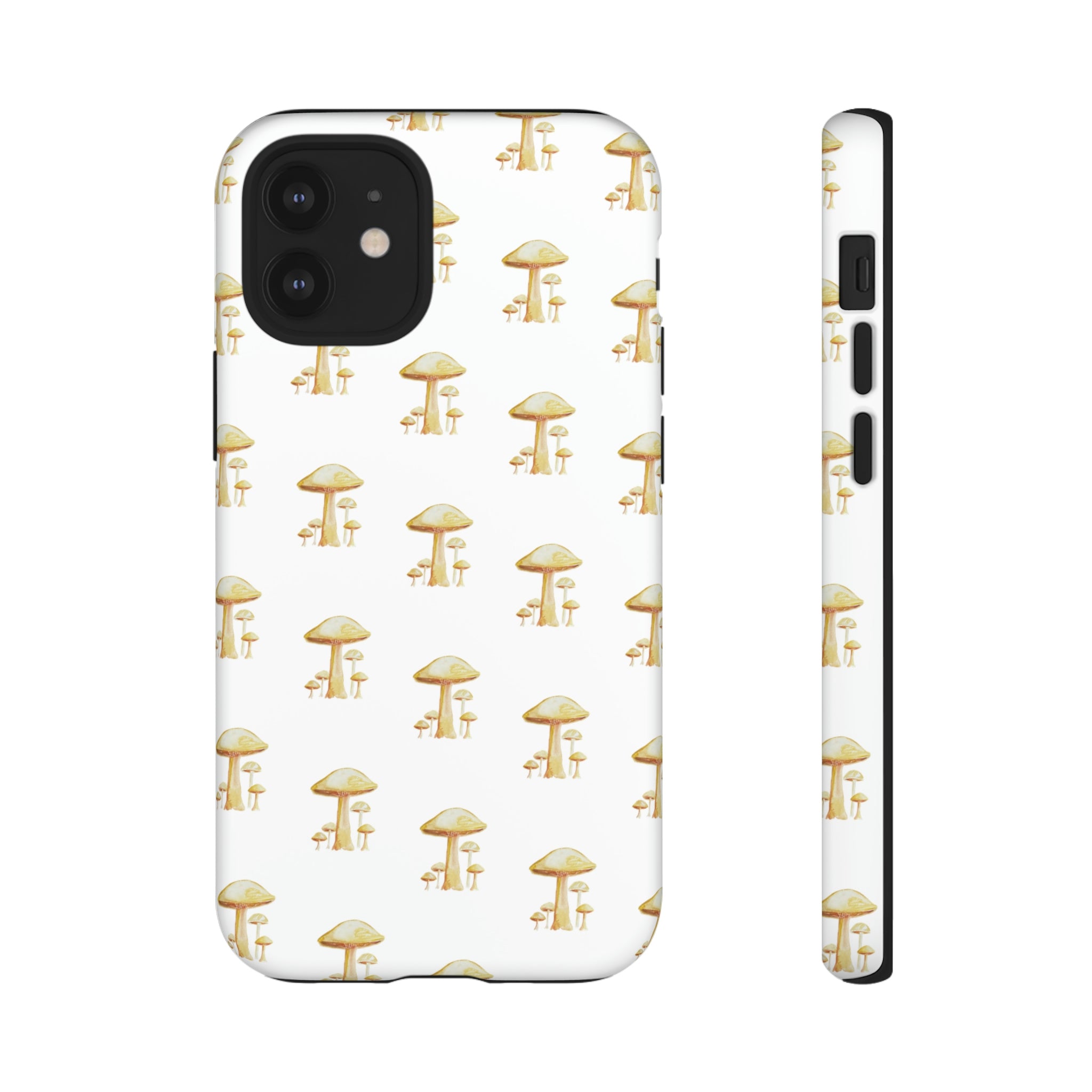 Golden Yellow Mushrooms on Cell Phone Cases | Tough Cases