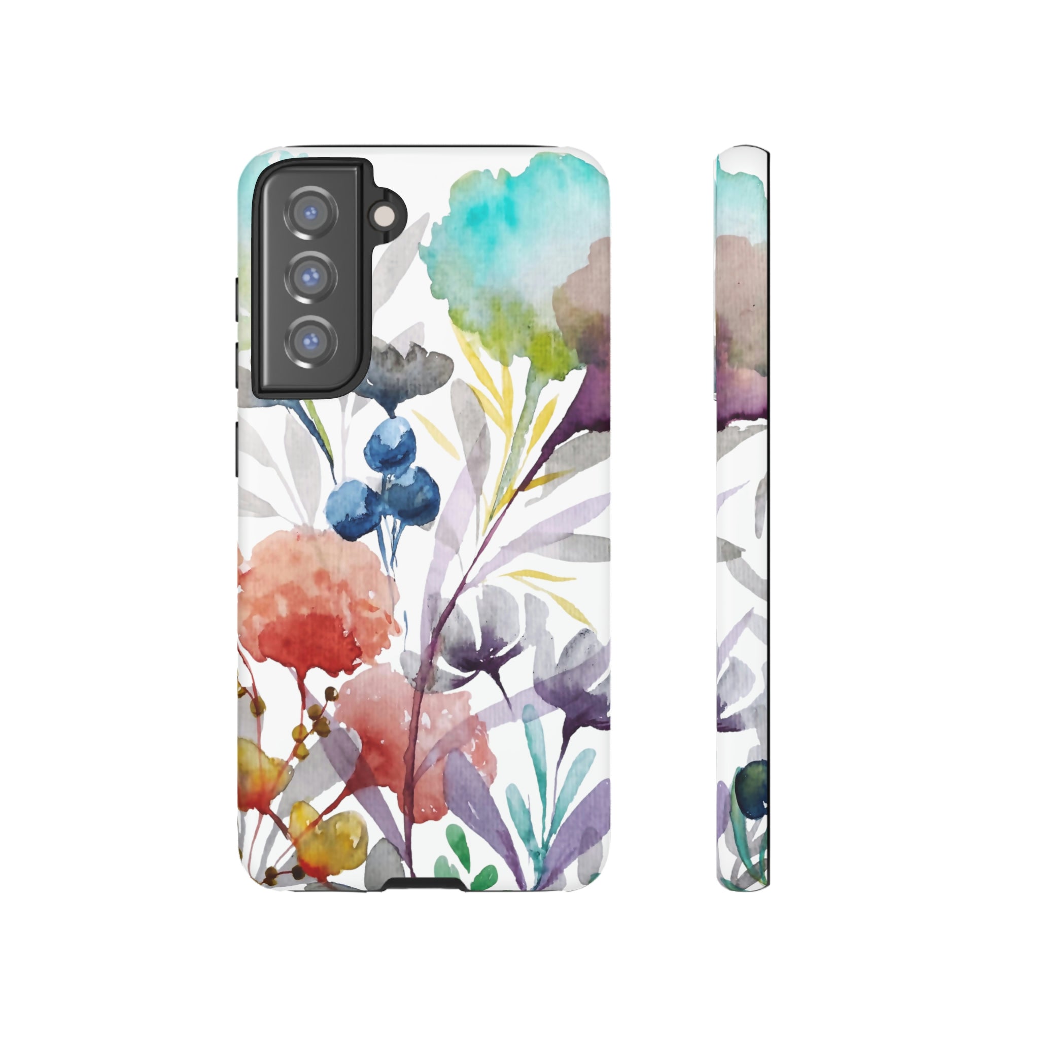 Modern Boho Flowers II on Cell Phone Cases | Tough Cases