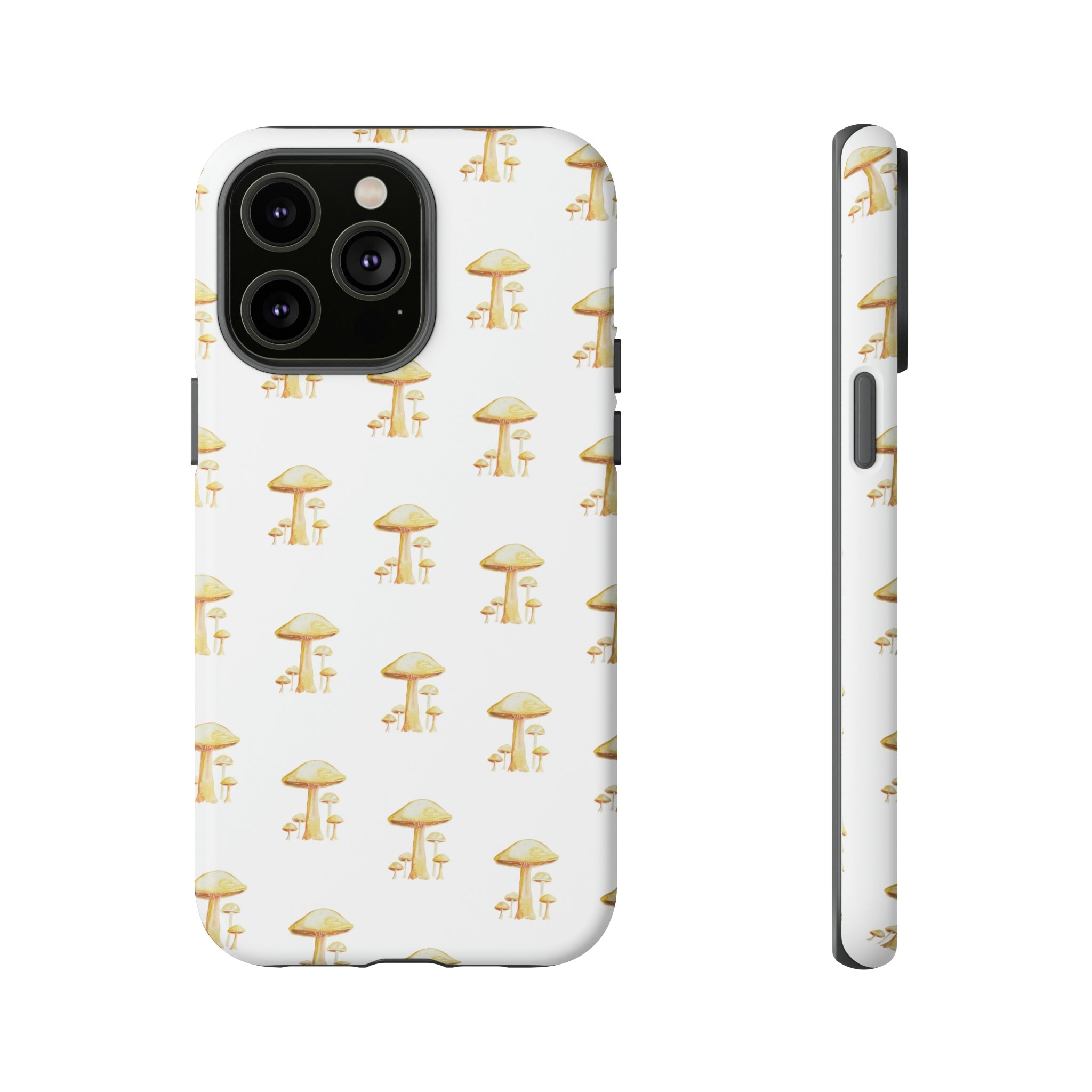 Golden Yellow Mushrooms on Cell Phone Cases | Tough Cases